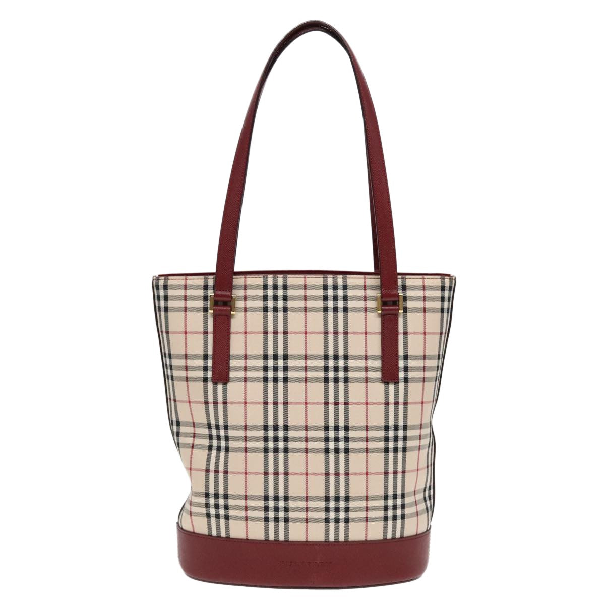 Burberry Nova Check Tote Canvas and Leather Product Image