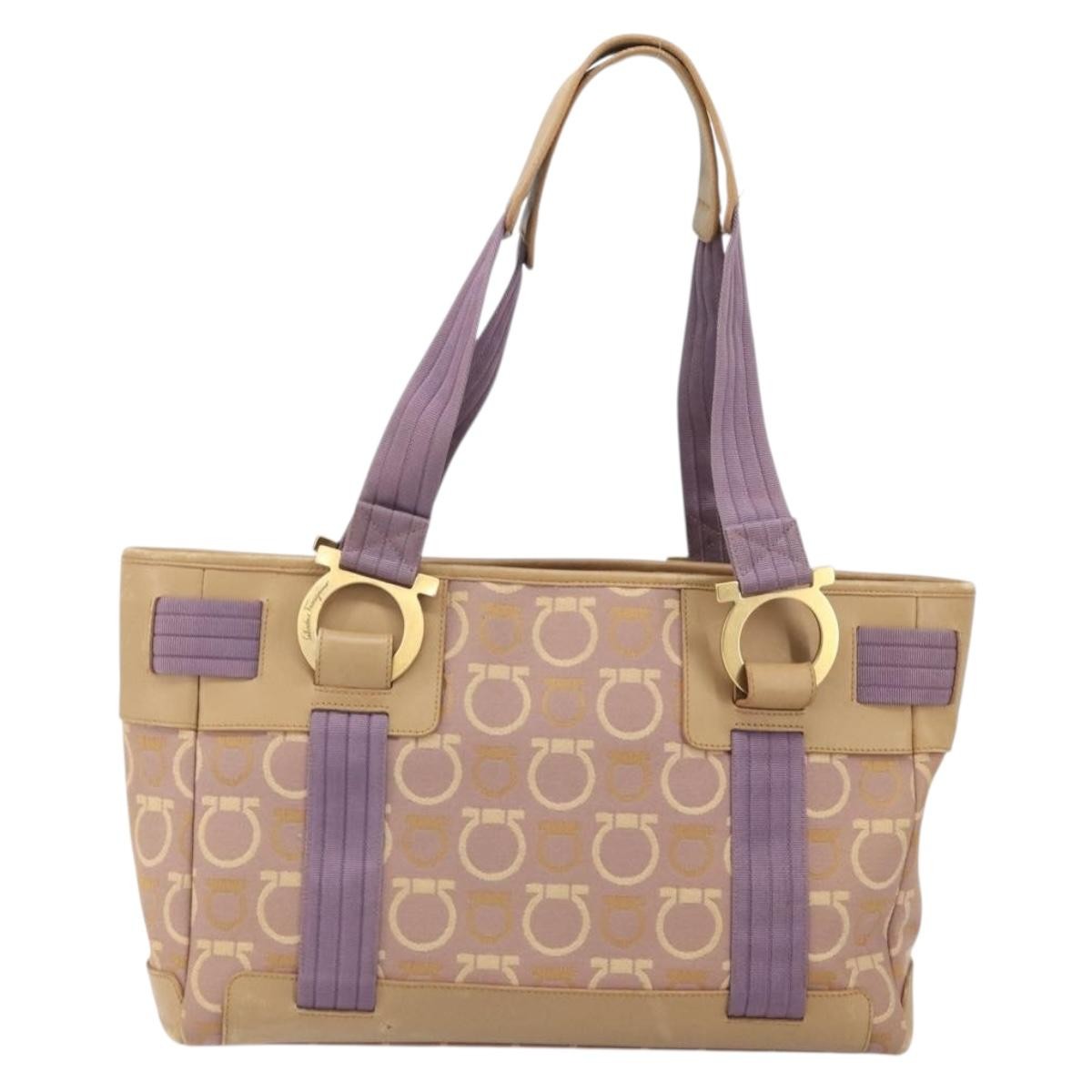 Salvatore Ferragamo Gancini Tote Canvas Product Image