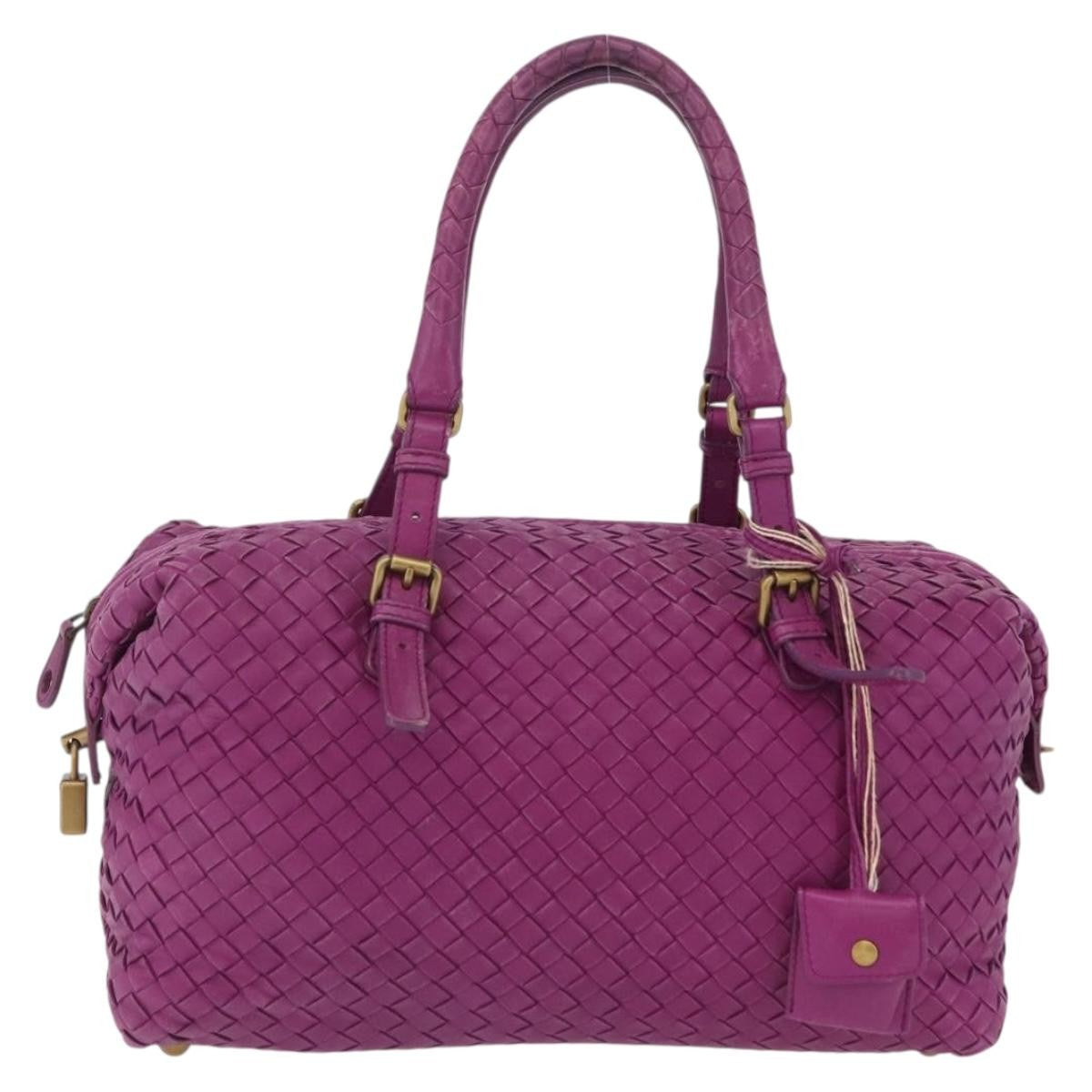 Bottega Veneta New Boston Intrecciato Nappa Medium