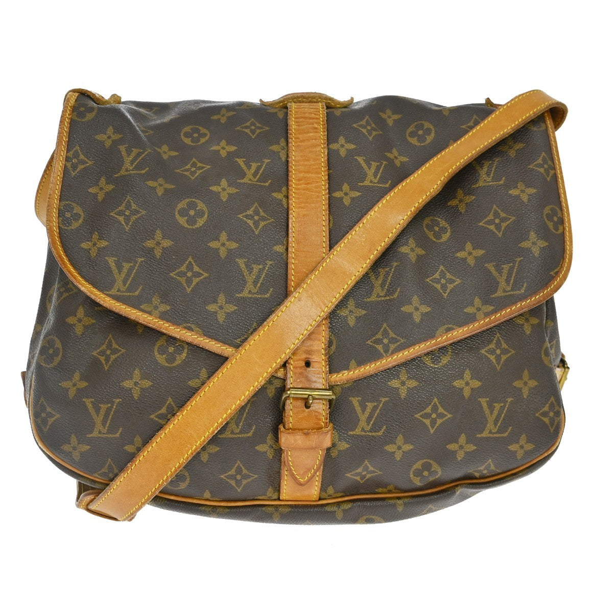 Louis Vuitton Saumur Monogram Canvas 35