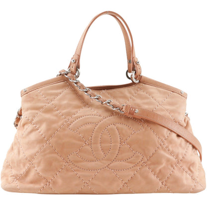 Chanel CC Sea Hit Quilted Iridescent Calfskin Large