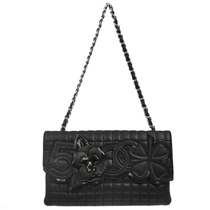 Chanel Camellia No.5 Chain Flap Quilted Lambskin Large