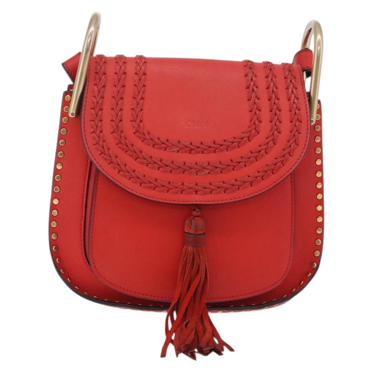 Chloe Hudson Whipstitch Leather Small