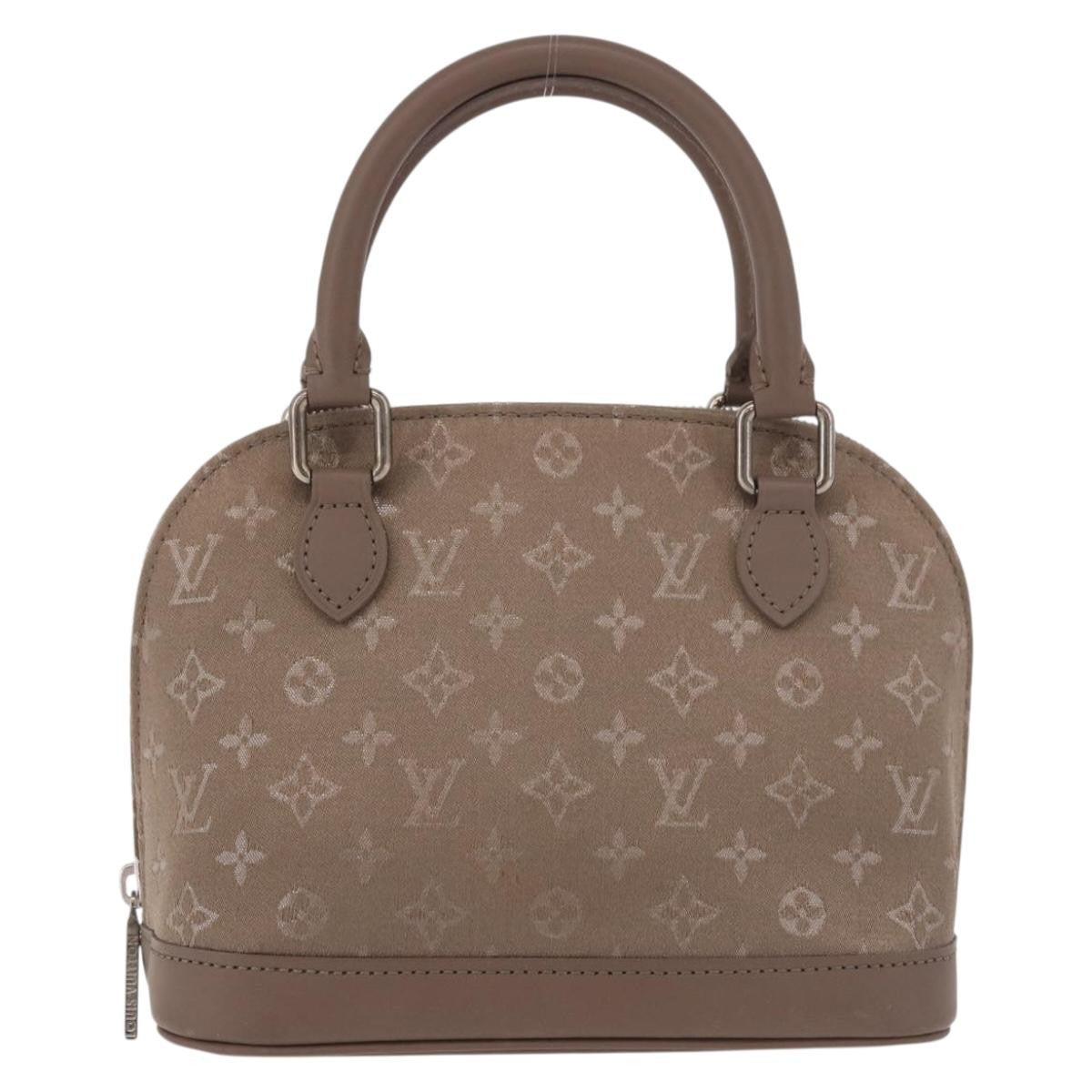 Louis Vuitton Alma Handbag Monogram Satin Mini