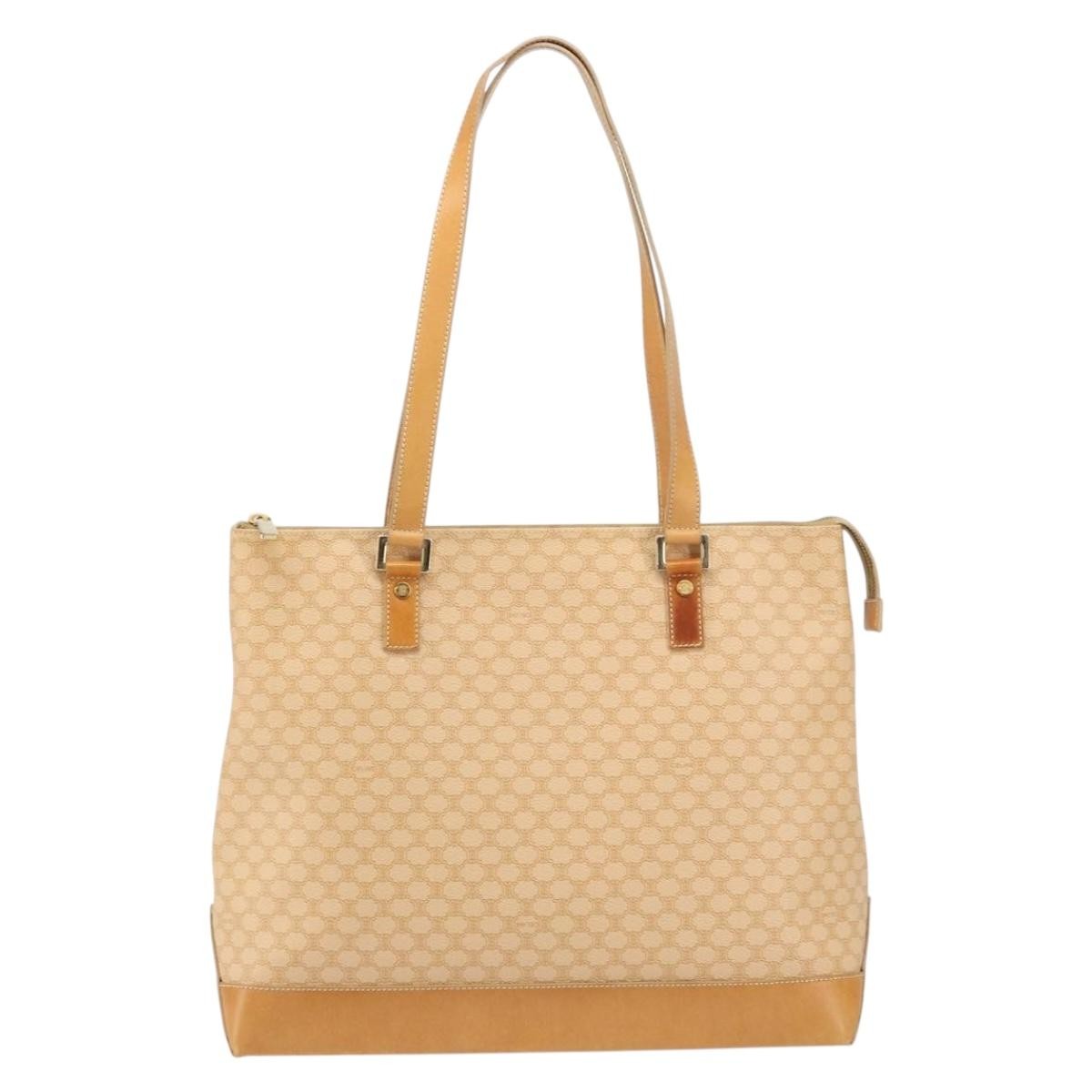 Celine Vintage Macadam Tote bag Canvas and Leather Product Image