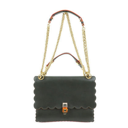 Fendi Kan I Leather Medium
