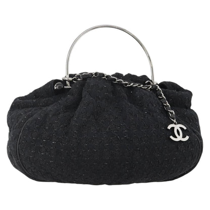 Chanel Knitting Satchel Boucle Tweed Medium