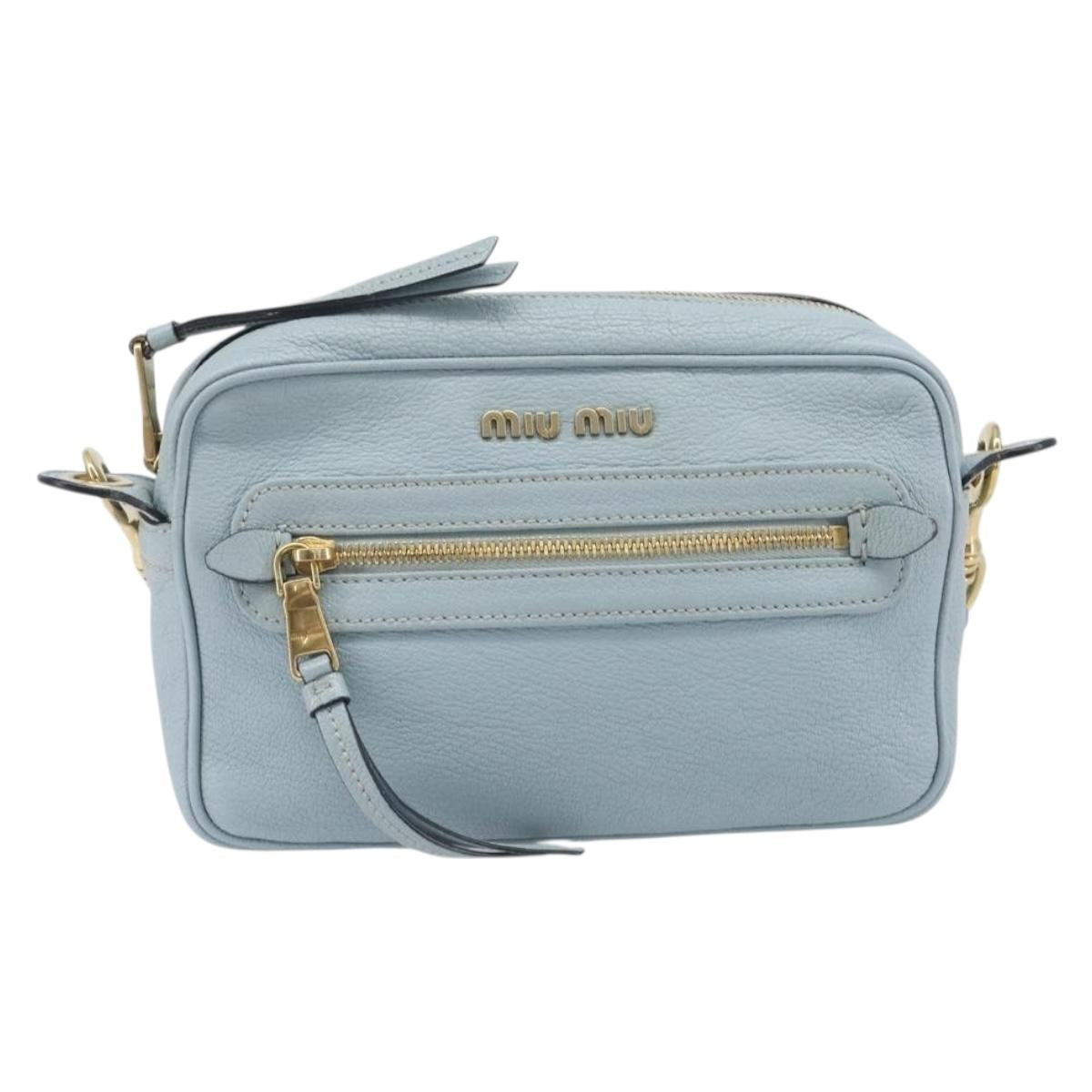 Miu Miu Madras Zip Pocket Leather Product Image