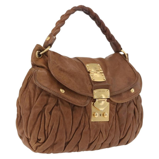 Miu Miu Coffer Convertible Hobo Matelasse Leather Medium