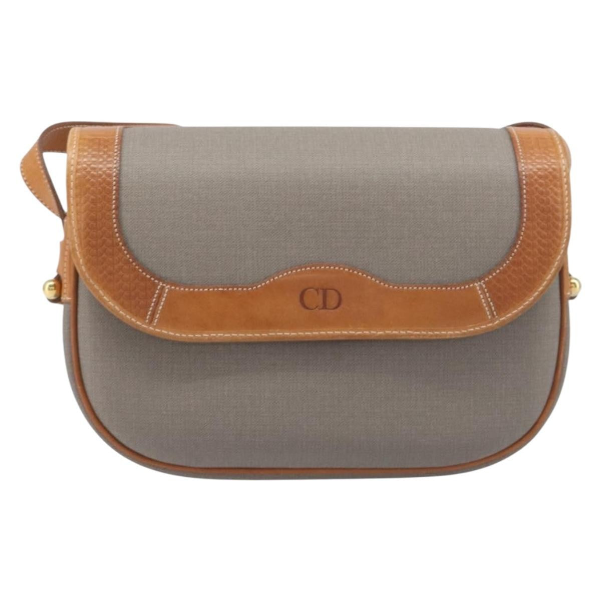 Christian Dior Vintage CD Logo Canvas and leather Product Image