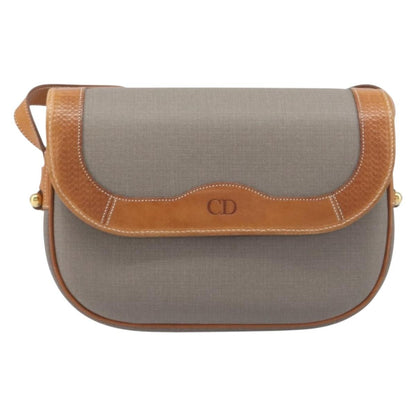 Christian Dior Vintage CD Logo Canvas and leather Product Image