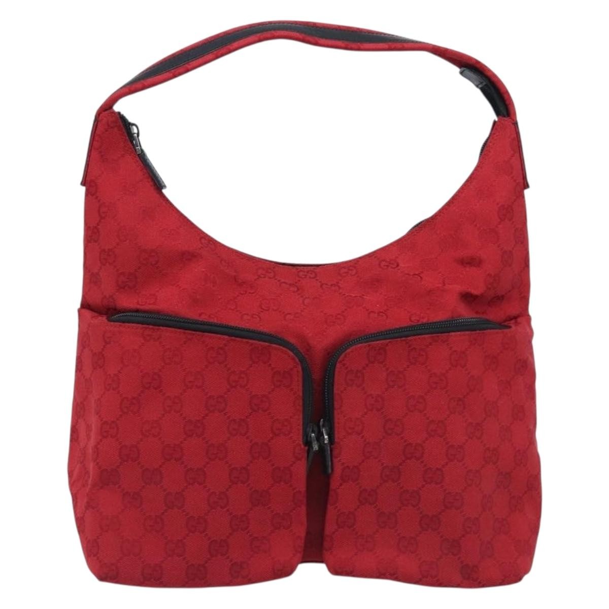 Gucci Double Pocket Zip Hobo GG Canvas Medium
