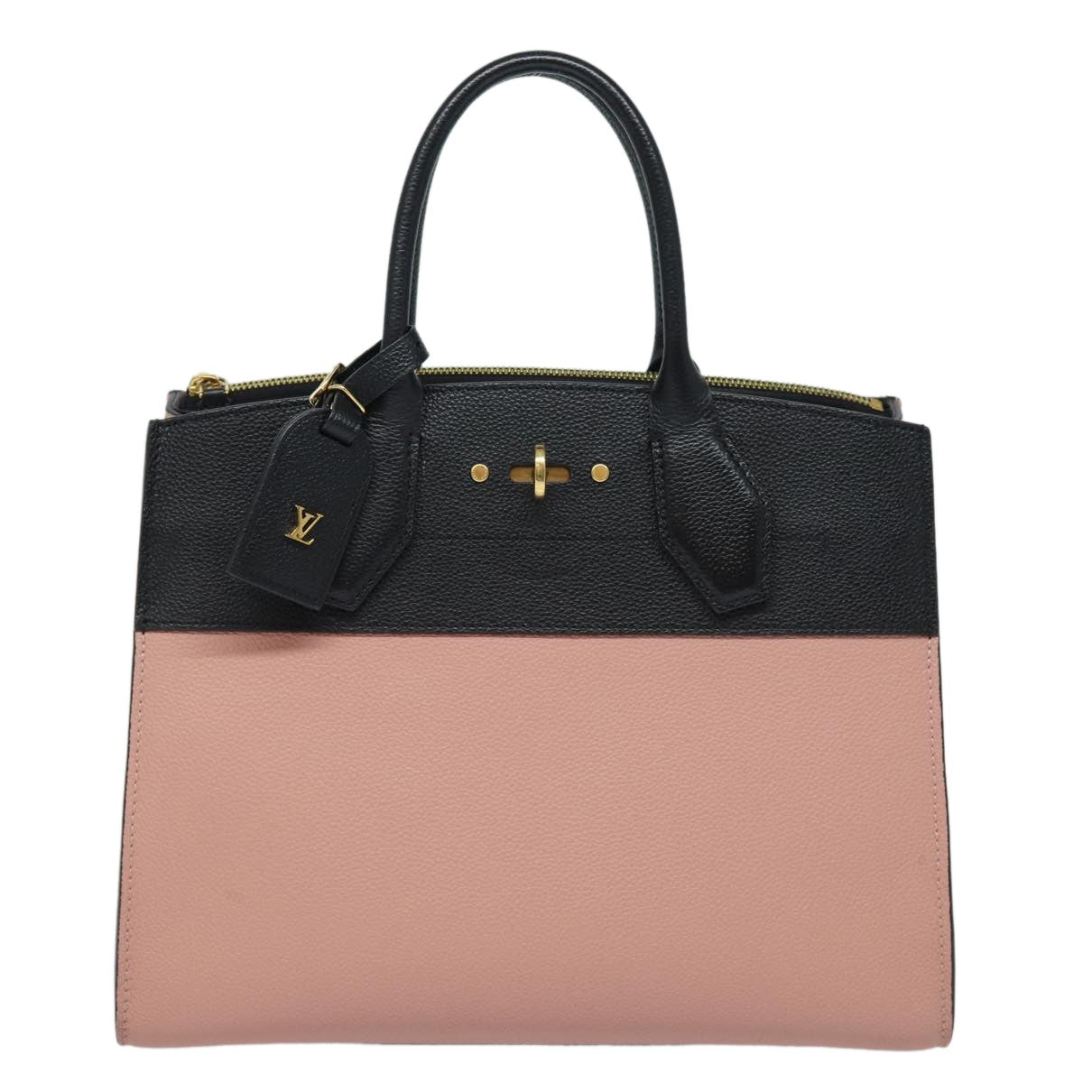 Louis Vuitton City Steamer Handbag Leather PM