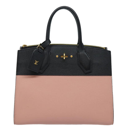 Louis Vuitton City Steamer Handbag Leather PM