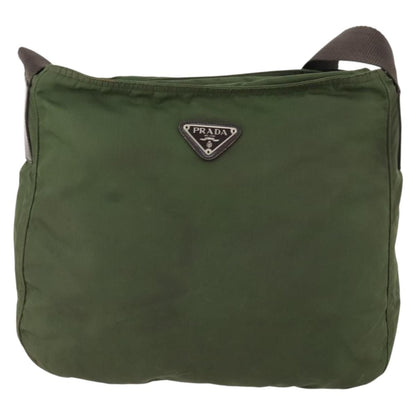 Prada Zip Top Messenger Bag Tessuto Large