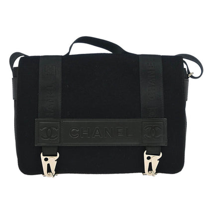 Chanel Sport Line Flap Messenger Wool and Nylon Small