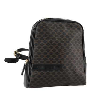 Celine Vintage Macadam Backpack Canvas and Leather Product Image