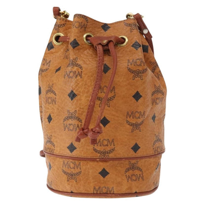 MCM Visetos Shoulder bag Canvas and Leather Product Image