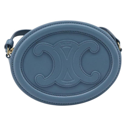 Celine Triomphe Oval Leather Mini