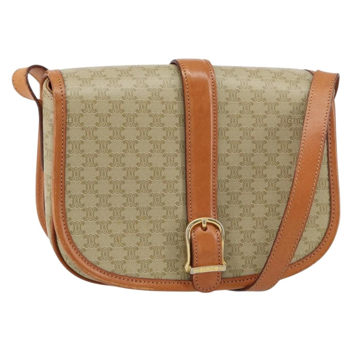 Celine Vintage Macadam Canvas and Leather Product Image