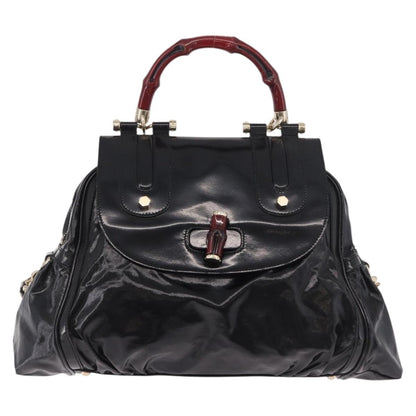 Gucci Pop Bamboo Handle Dialux Coated Canvas Medium