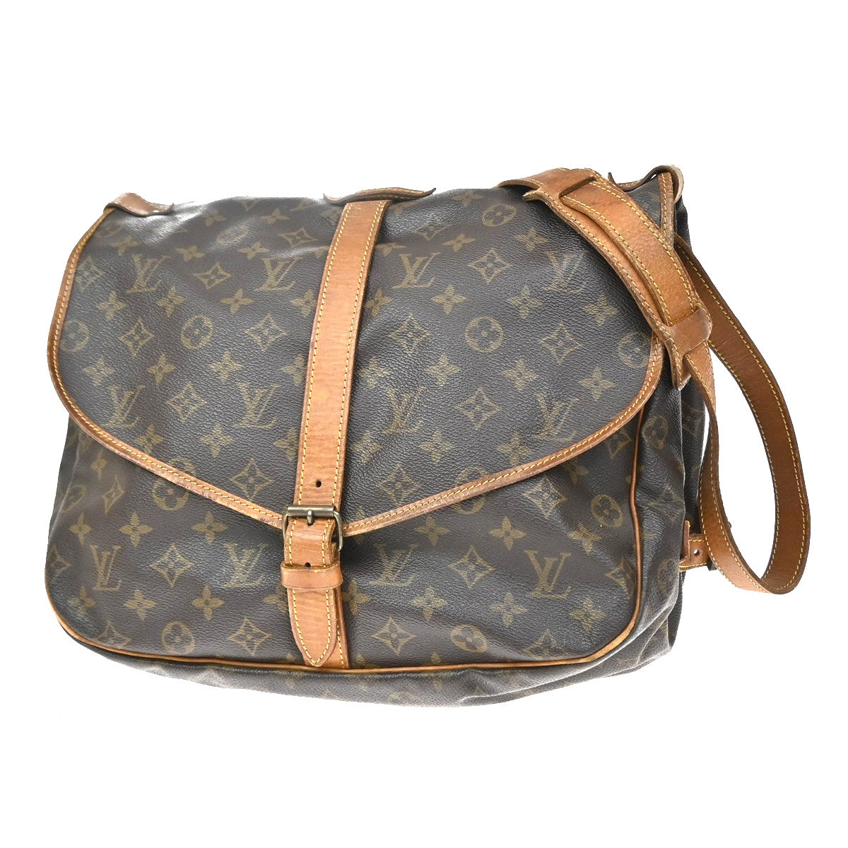 Louis Vuitton Saumur Monogram Canvas 35