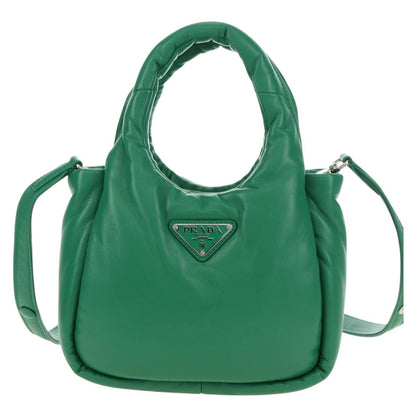 Prada Padded Soft Tote Leather Mini