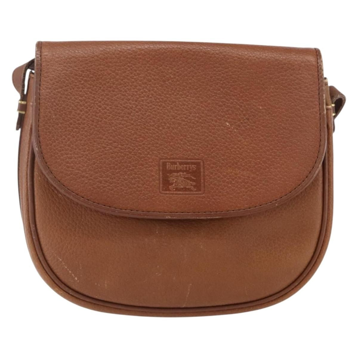 Burberry Vintage Shoulder Bag Leather Product Image