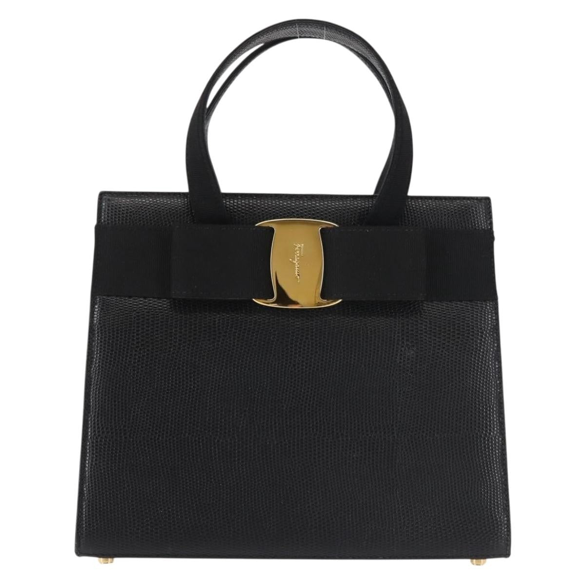 Salvatore Ferragamo Convertible Vara Bow Tote Leather Small