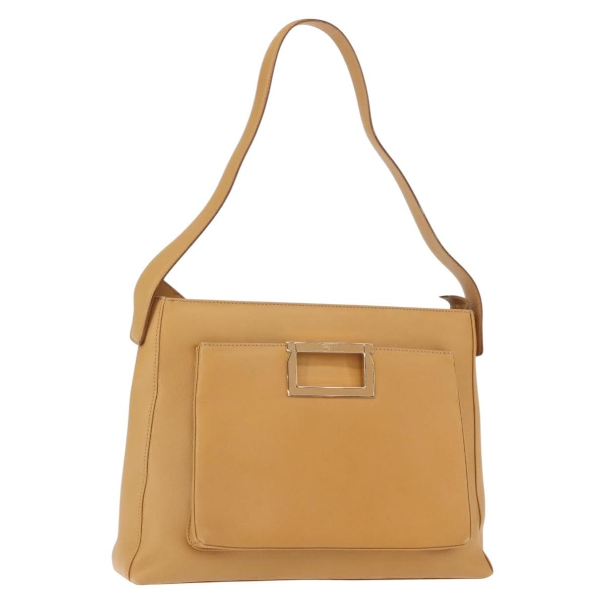 Salvatore Ferragamo Vintage Shoulder Bag Leather Product Image
