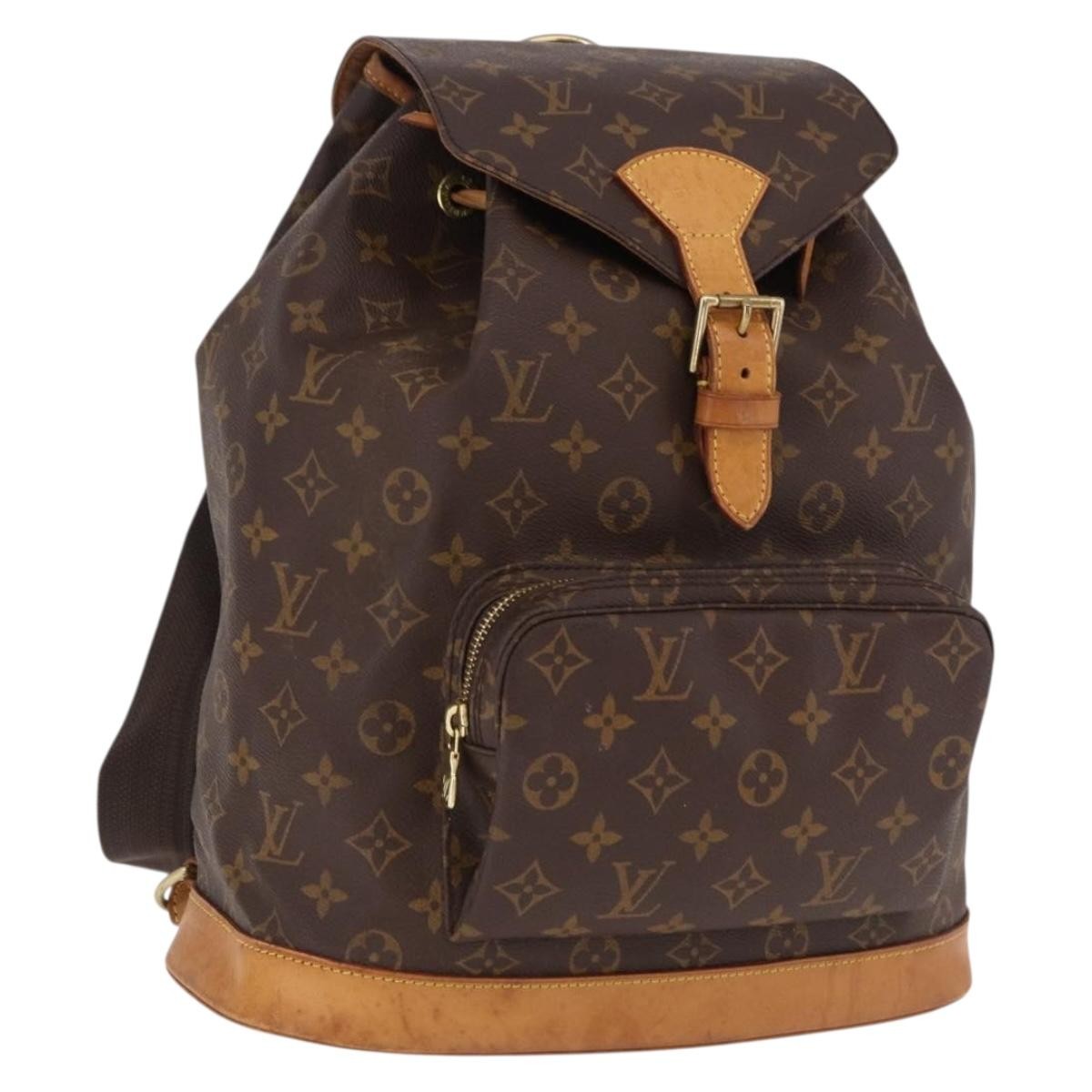 Louis Vuitton Montsouris Monogram Washed Denim GM