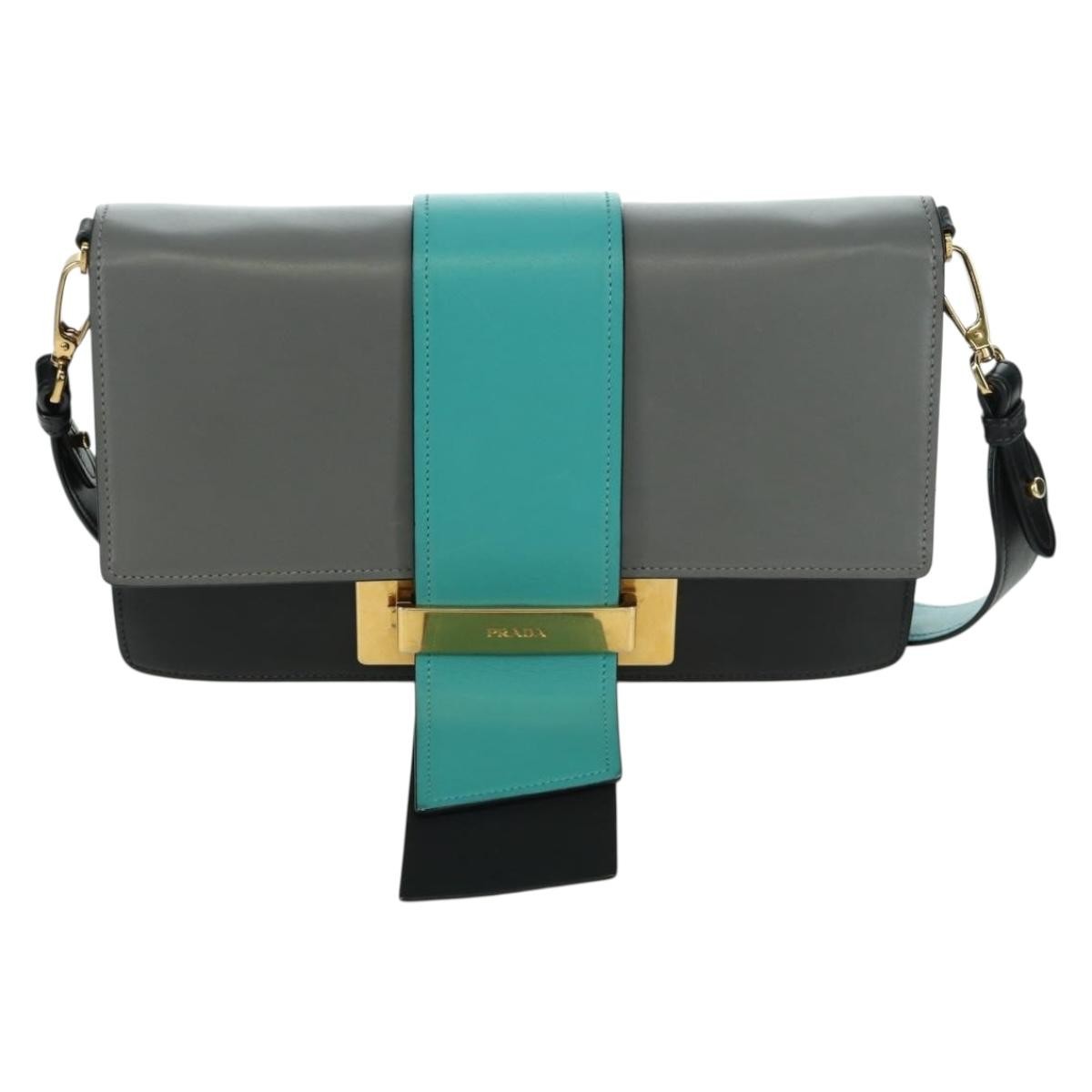 Prada Metal Ribbon City Calfskin Medium