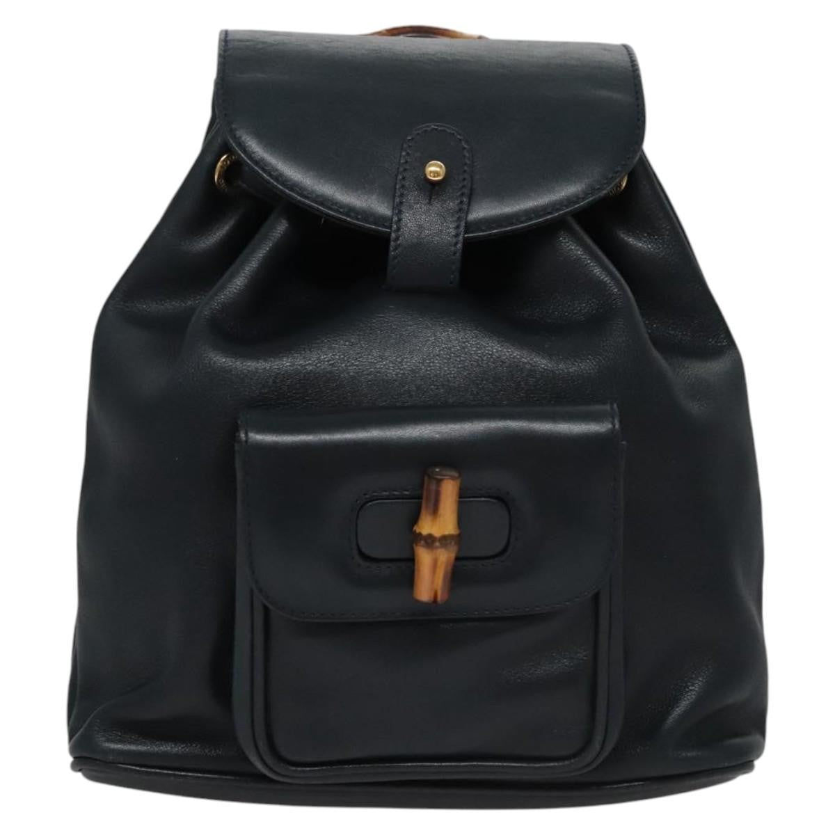 Gucci Vintage Bamboo Leather Mini