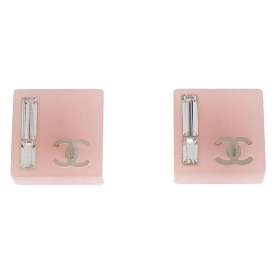 Chanel CC Square Stud Metal with Crystals and Faux Pearls Product Image