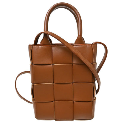 Bottega Veneta Cassette Convertible Tote Maxi Intrecciato Leather Mini