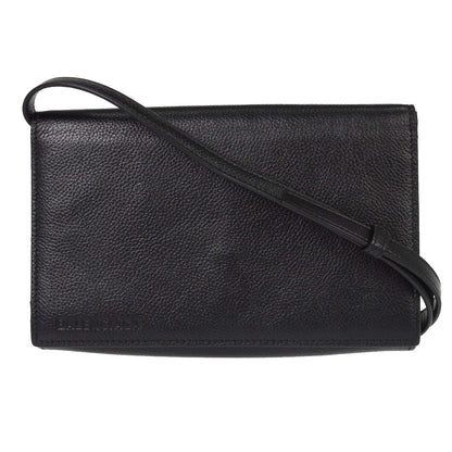 Balenciaga Logo Wallet with Strap Embossed Leather Product Image
