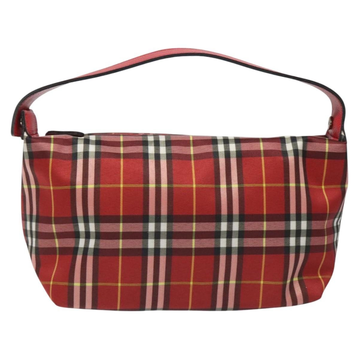 Burberry Nova Check Handbag Leather and Nylon Product Image