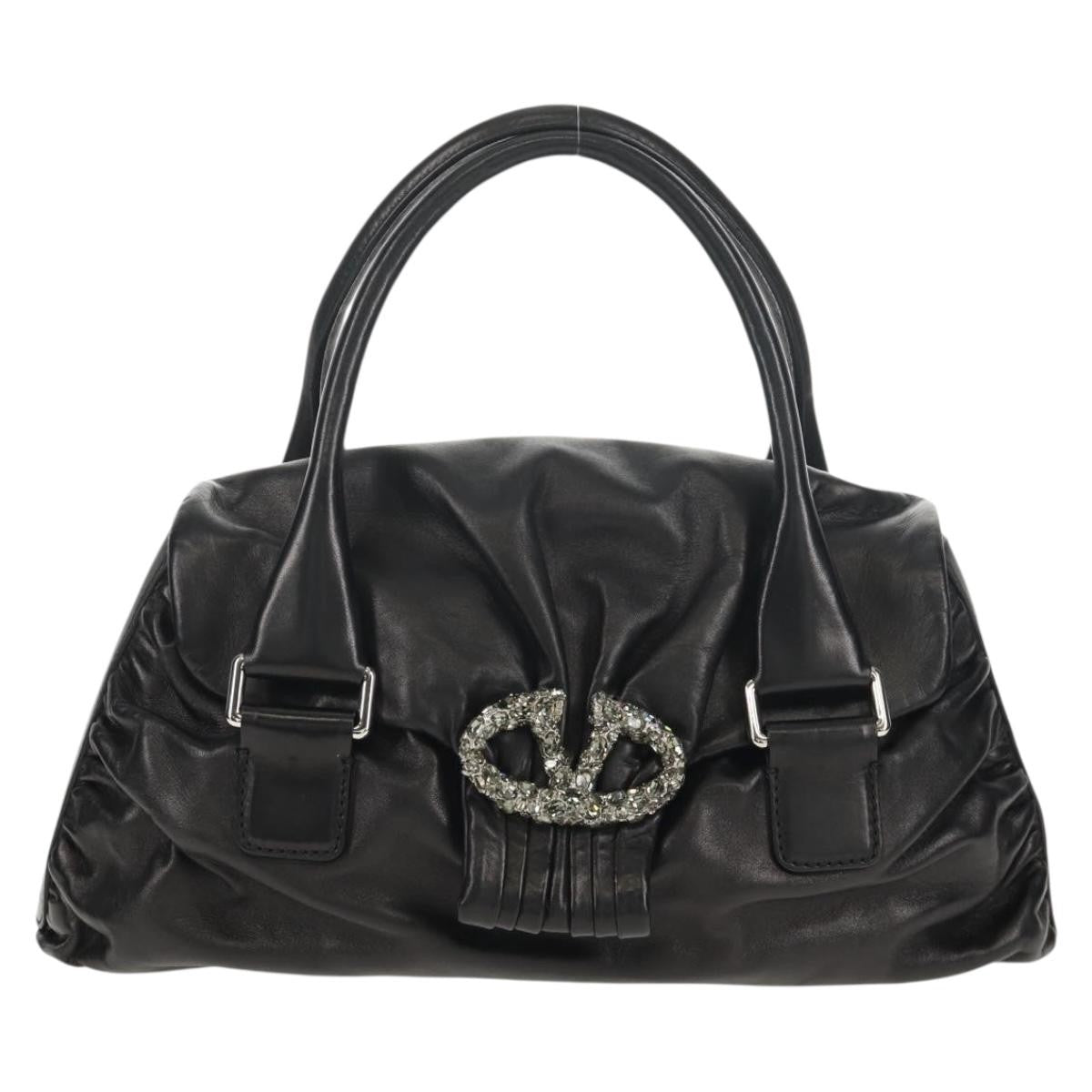 Valentino Garavani Histoire Tote Leather and Strass Product Image