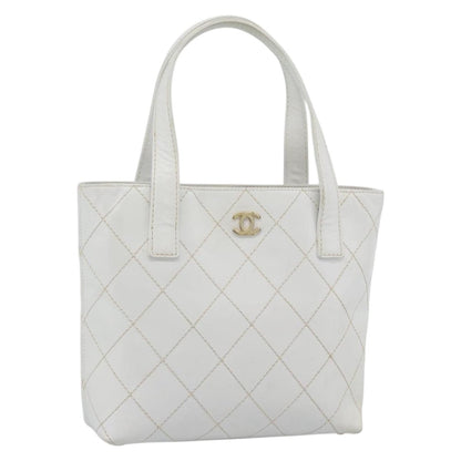 Chanel Surpique Tote Quilted Leather Small