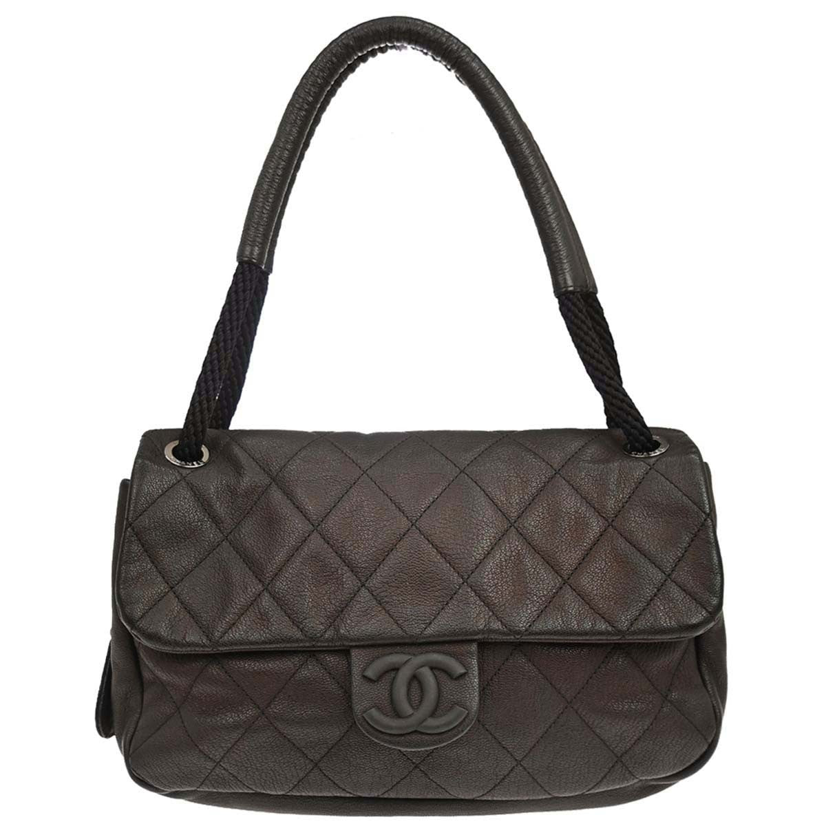 Chanel Coco Casual Flap Quilted Caviar Medium