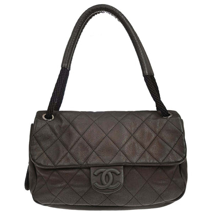 Chanel Coco Casual Flap Quilted Caviar Medium