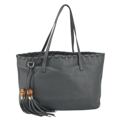 Gucci Bamboo Tassel Tote Leather Large