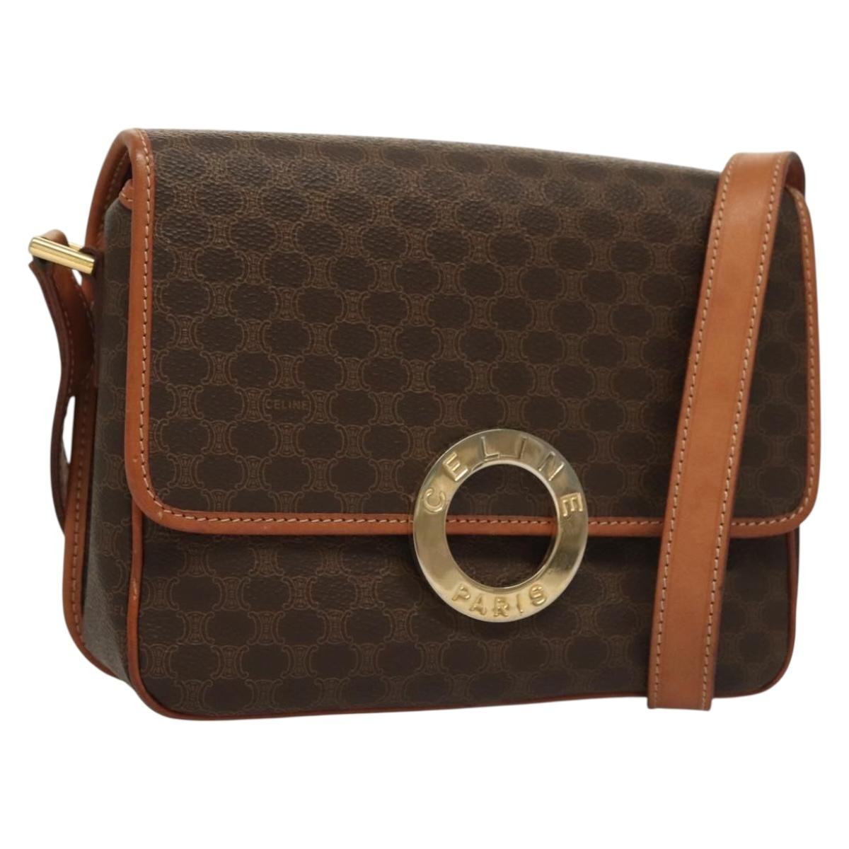 Celine Macadam Shoulder Bag PVC Leather Product Image