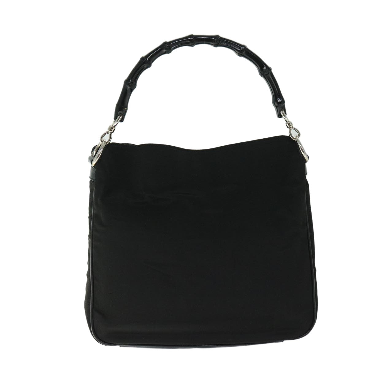 Gucci Vintage Bamboo Handle Bag Nylon Product Image