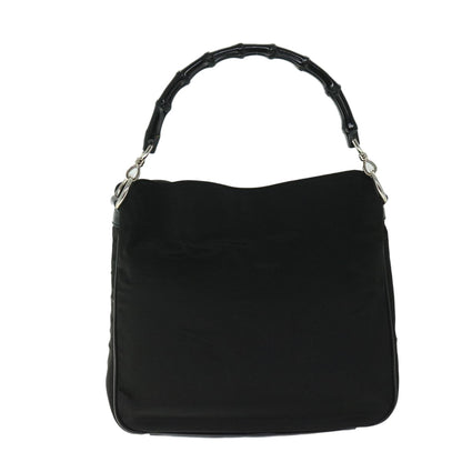 Gucci Vintage Bamboo Handle Bag Nylon Product Image