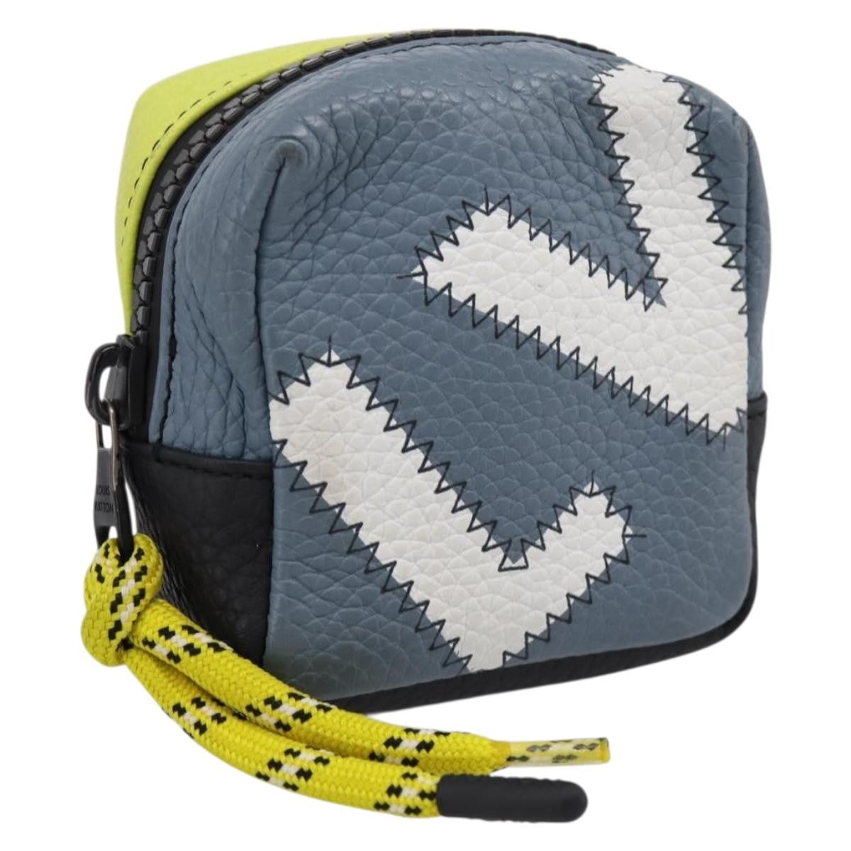 Louis Vuitton Square Pouch Bag Charm and Key Holder Leather Product Image