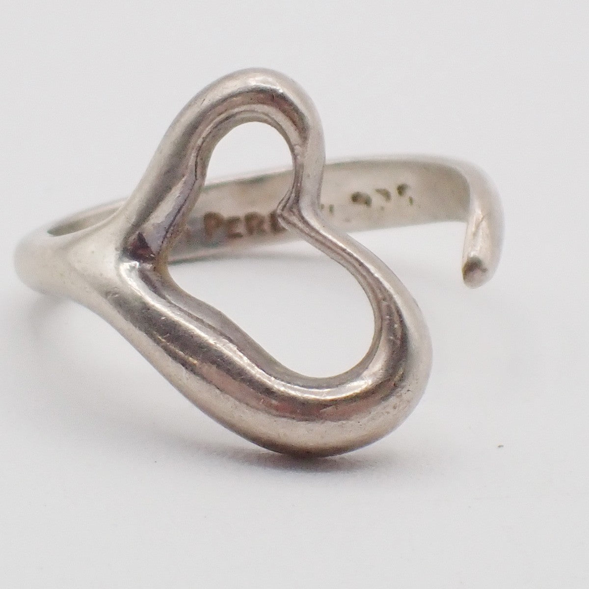 Tiffany & Co. Elsa Peretti Open Heart Ring Silver 925 Product Image