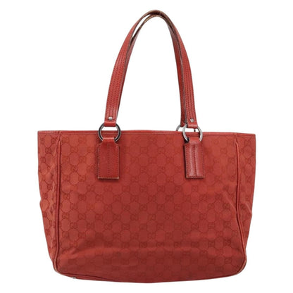 Gucci Vintage Open Tote GG Canvas and leather Medium
