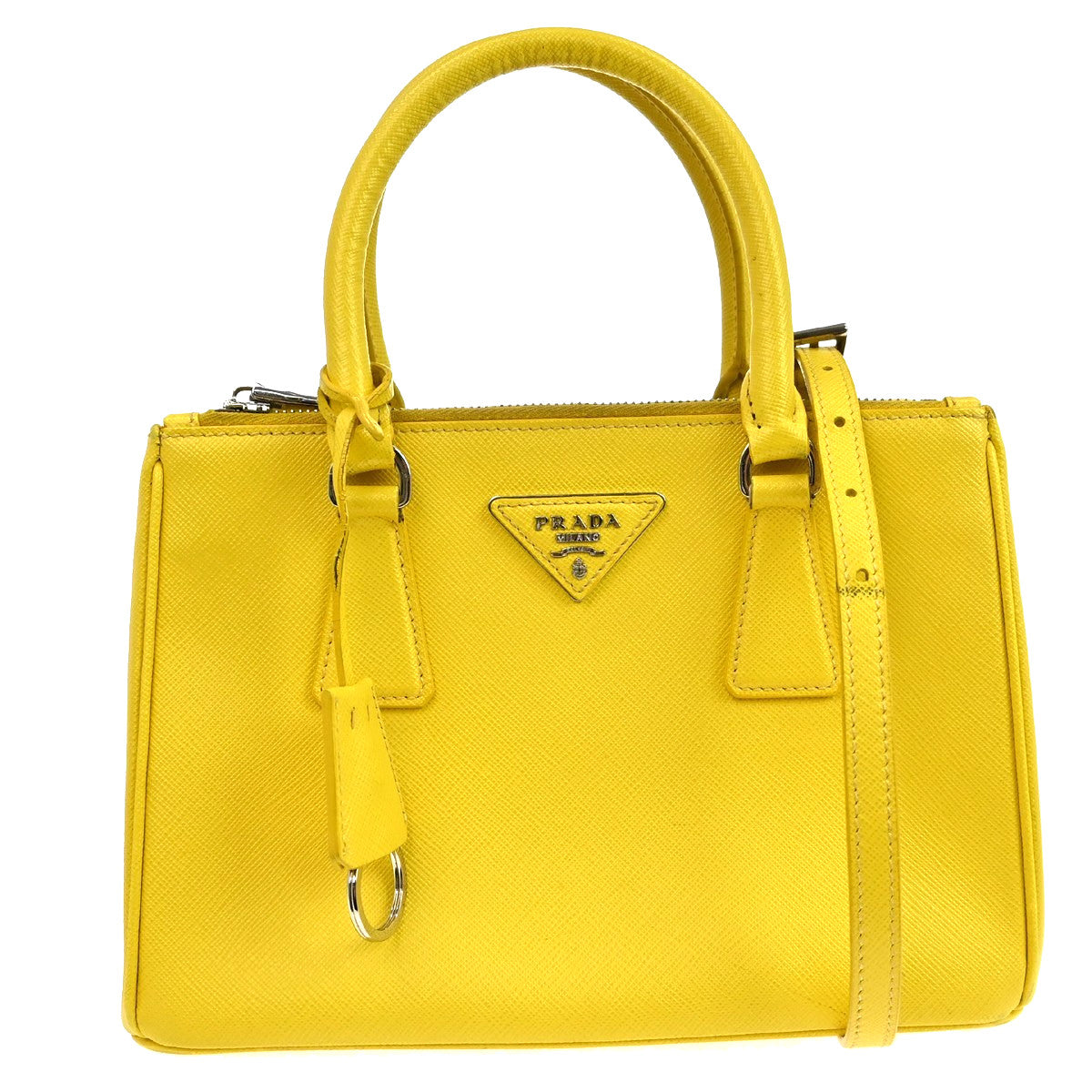 Prada Galleria Double Zip Saffiano Leather Small