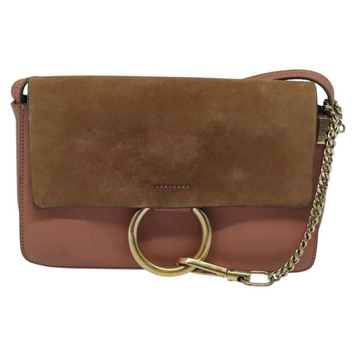 Chloe Faye Leather and Suede Small